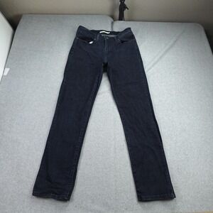Levis Jeans Womens 6M‎ 28x30 Blue Dark Wash Classic Straight Stretch Denim